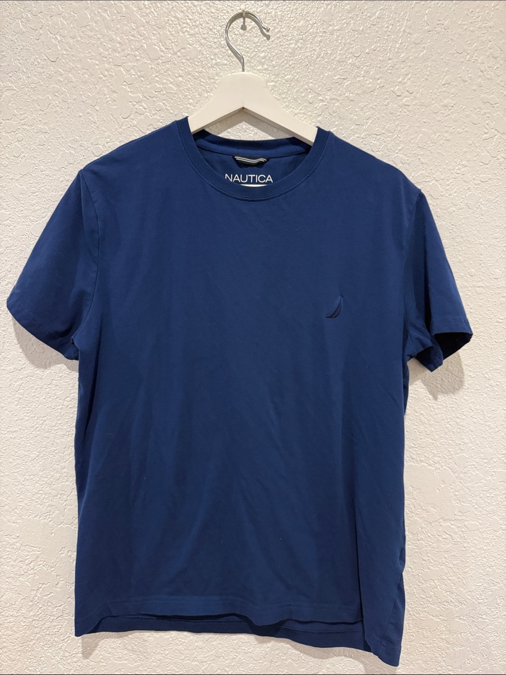 Nautica Men's Short Sleeve Crew Tee in Deep Blue